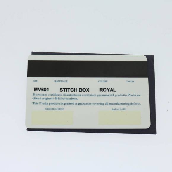 PRADA Quilted Pouch Nylon Blue Auth bs12207 - Picture 11 of 16